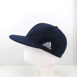 Adidas 3 Stripe Men's Blue Wide Brim Superflex Cap Hat Size XS/S